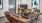 community area with seating areas that are surrounded by modern design furniture and interior design
